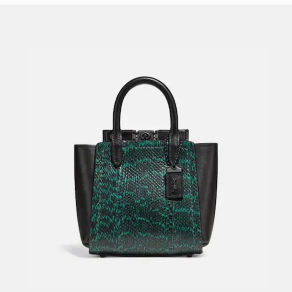 COACH Troupe Tote 16 In Snakeskin